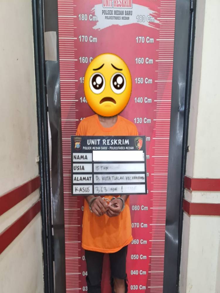 Polsek Medan Baru Tangkap Pelaku Pencurian Sepeda Motor di Warnet