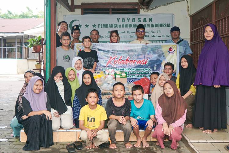 Panti Asuhan YPDI Padang Bulan Apresiasi Baksos LSM GEBER dan KMO