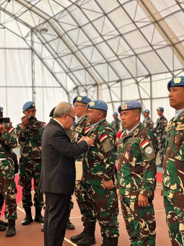 Serah Terima Jabatan Komandan Satuan Tugas FHQSU Unifil