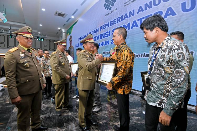 Pj Gubernur Sumut Imbau Budaya K3 Diterapkan di Seluruh Sektor