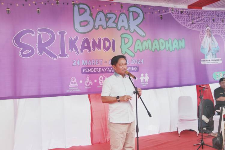 Pejabat Gubernur Sumut Buka Bazar Srikandi Ramadan 1445 H