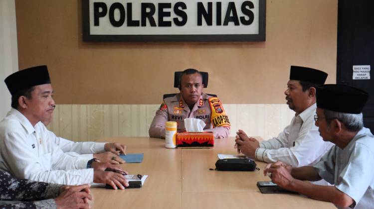 Kapolres Nias Terima Kunjungan Kemenag Gunungsitoli