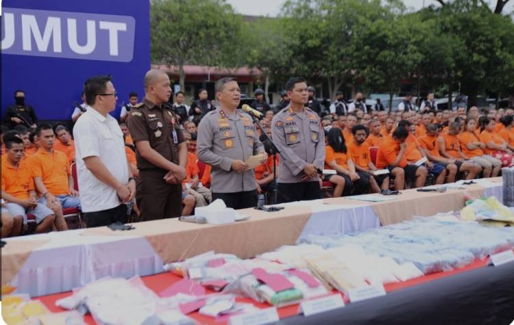 Ini Jumlah 3.171 Orang Ditangkalp Poldasu Kasus Narkoba