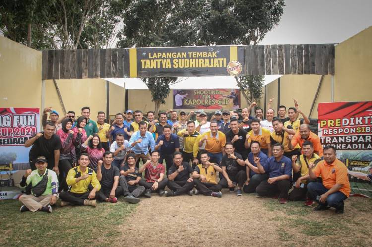 Satnarkoba Polres Sergai Juara Pertama Shooting Fun Kapolres Cup