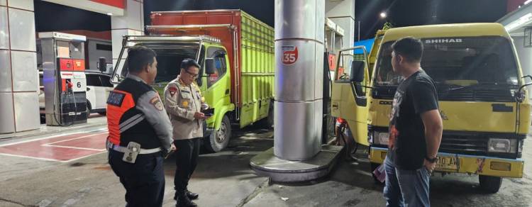 Satreskrim Polresta Palu Cek Stok dan Penyaluran BBM Subsidi Sambut Hari Raya Idul Fitri 1445 H
