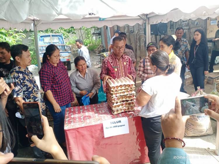 Pasar Murah Terus Diminati Masyarakat Toba