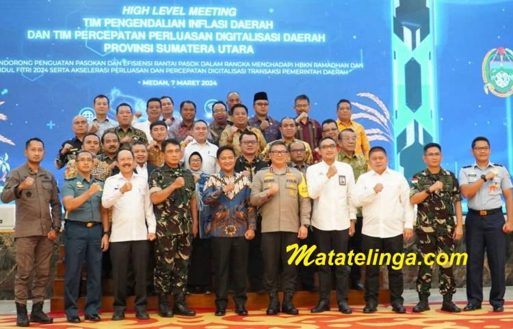 Pj Bupati Langkat Faisal Hasrimy Hadiri Meeting TPID Provsu
