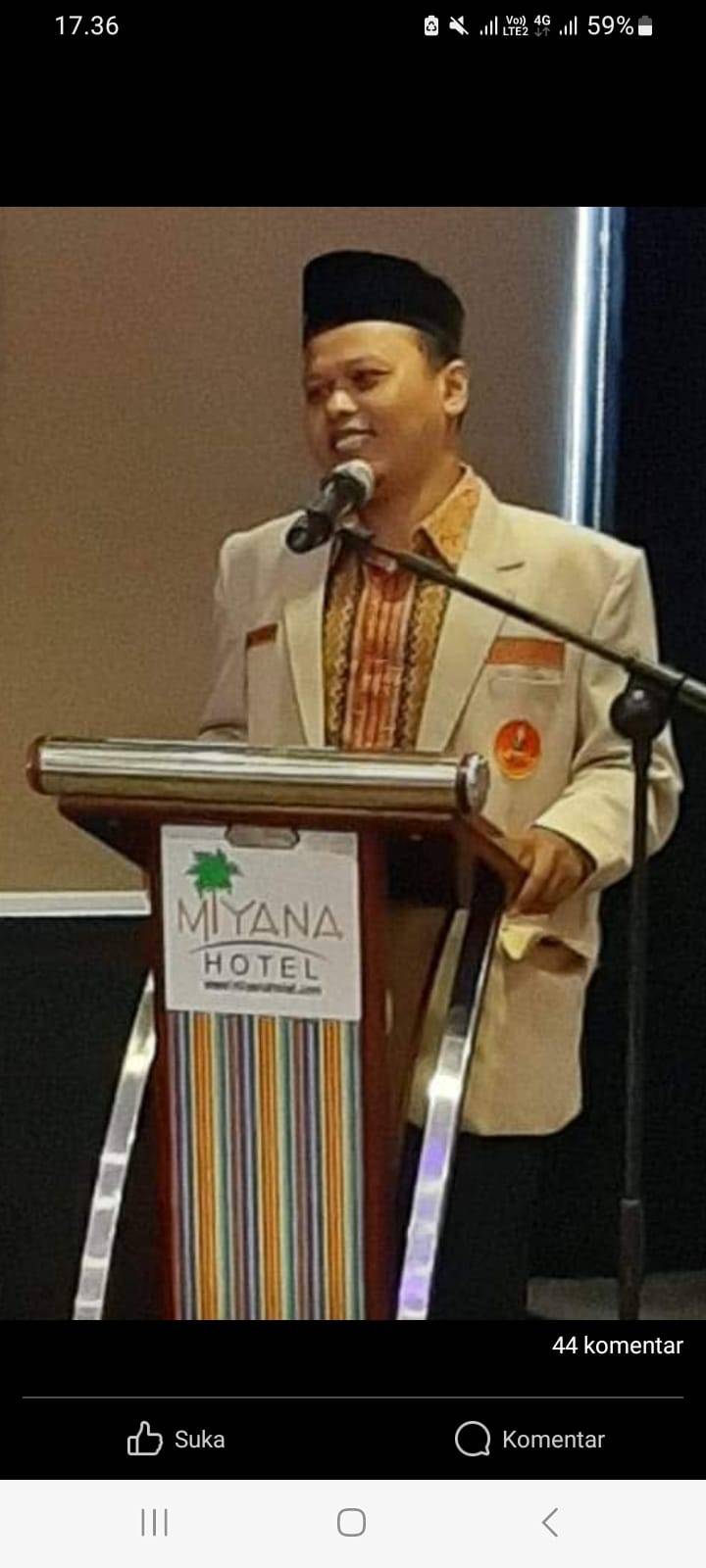 Ketua Pemuda Muhammadiyah Medan beri ucapan selamat kepada Andi Dharma Taufiq menjadi Anggota DPRD Riau