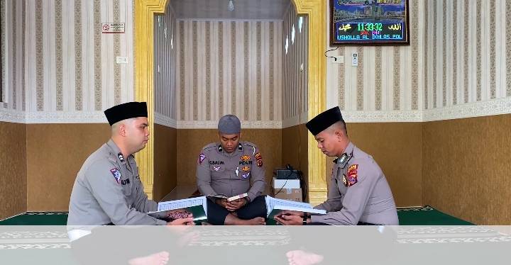 Santri Polres Labusel Tingkatkan Keimanan di Bulan Ramadan