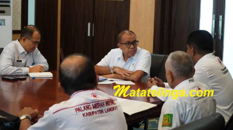 Audensi dengan Pj Bupati Langkat, PMI Langkat berharap Langkat Tampung Pengungsi Rohingya