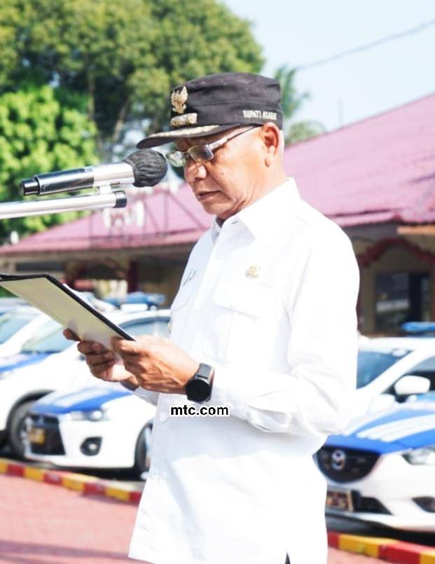 Bupati Asahan Irup Apel Gelar Pasukan Ops.Keselamatan Toba 2024