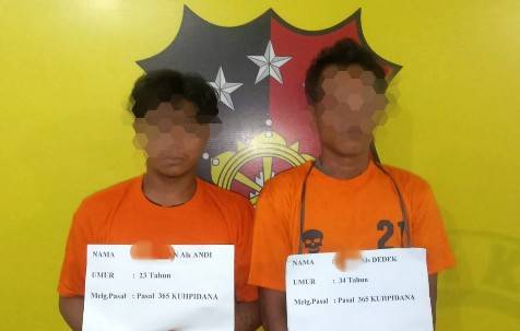 Dua Dari Empat Perampok Jalanan Dibekuk Petugas Polsek Kualuh Hulu