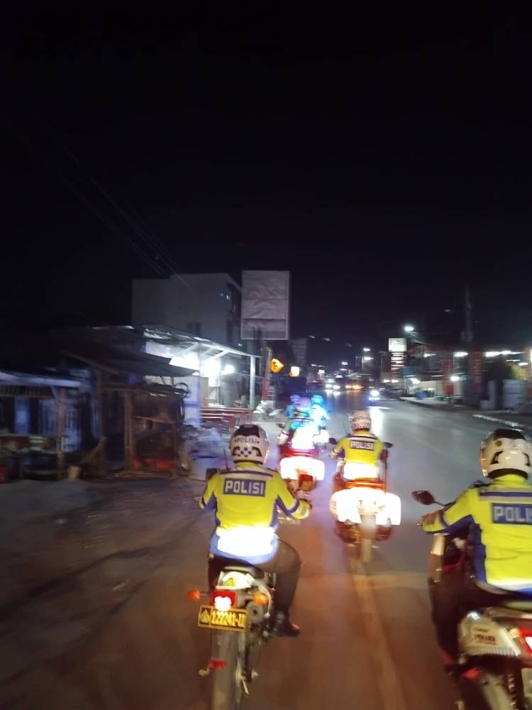 Sukseskan F1Powerboat, Tim Urai Ditlantas Polda Sumut Laksanakan Patroli dan Himbauan Kepada Masyarakat