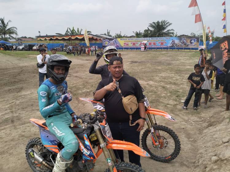 PAC Pemuda Pancasila Gelar Motor Cross Dan Grastrack Seri 2 Tahun 2024
