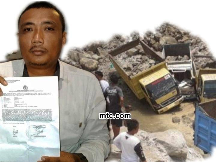 Pekerja Tambang Galian C, Diduga Aniaya Reporter Media Online