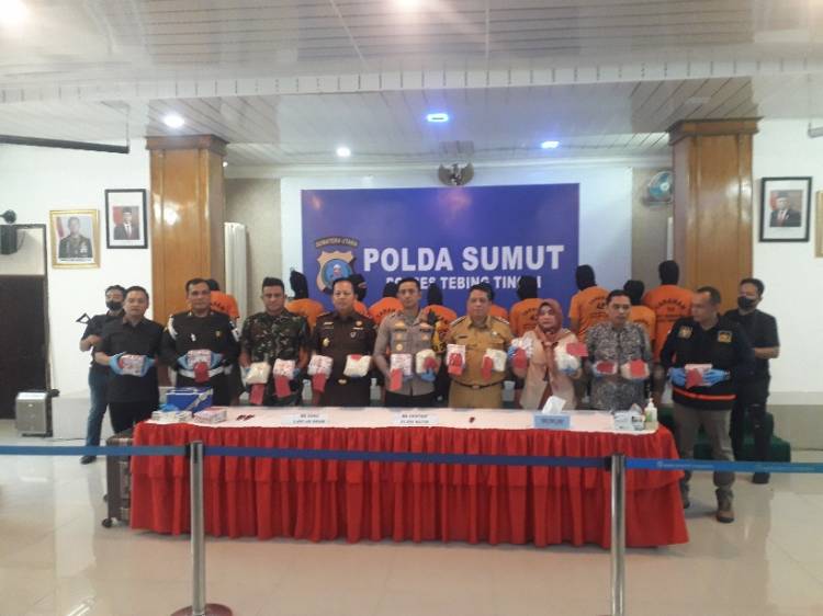 18 Kg Sabu Dan Pil Ekstasi Dimusnahkan