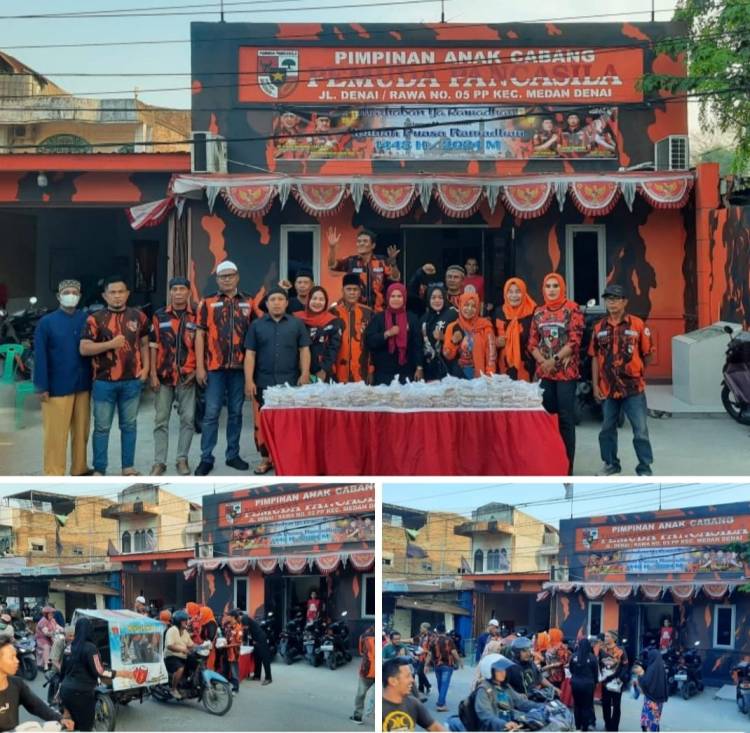 Pimpinan Anak Cabang PP Medan Denai, Bagi-bagi Takjil