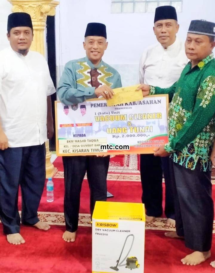 Hari Kedua Safari Ramadhan 1445 H, Assisten I Bersama Camat Kistim Sambangi Masjid Taqwa