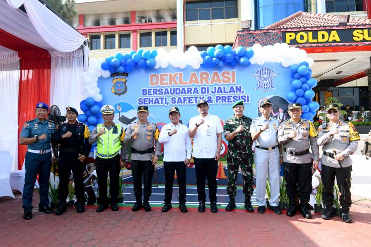 Pj Gubernur Sumut Minta Masyarakat Tingkatkan Disiplin Berlalu Lintas