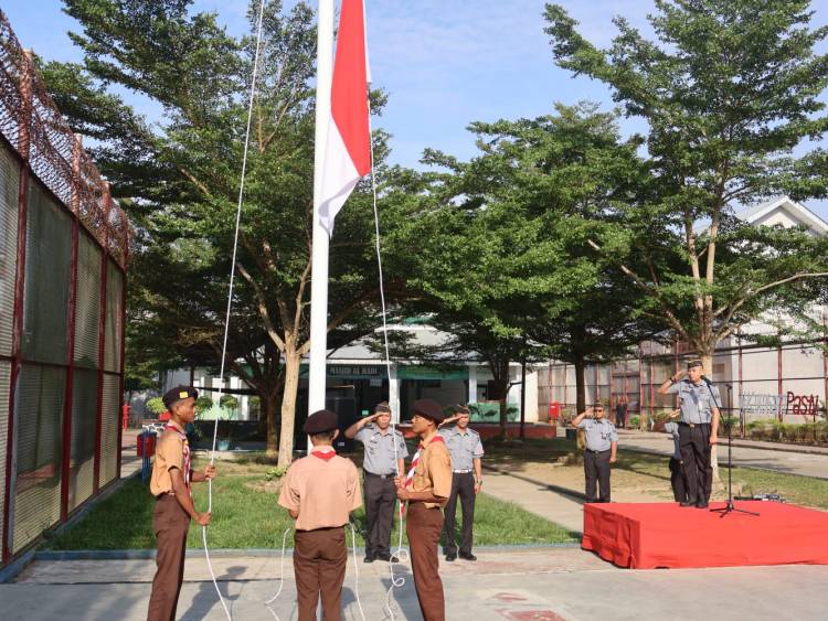 Tanamkan Bela Negara, Lapas Pemuda Langkat Gelar Upacara Hari Kesadaran Berbangsa dan Bernegara