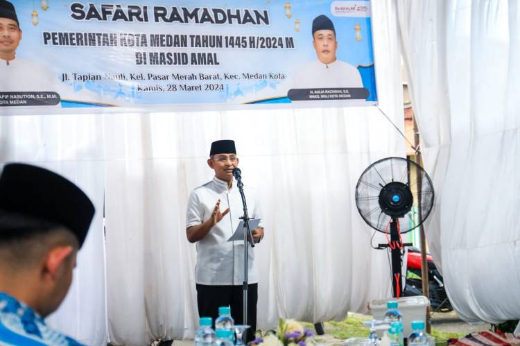 Safari Ramadan di Mesjid Amal, Pemko Ingatkan Warga Agar Dapat Maknai Peringatan Nuzulul Qur'an