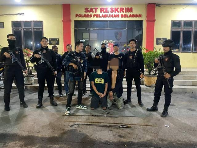 Polres Pelabuhan Belawan Tangkap Enam Pelaku Tawuran dalam Dua Hari