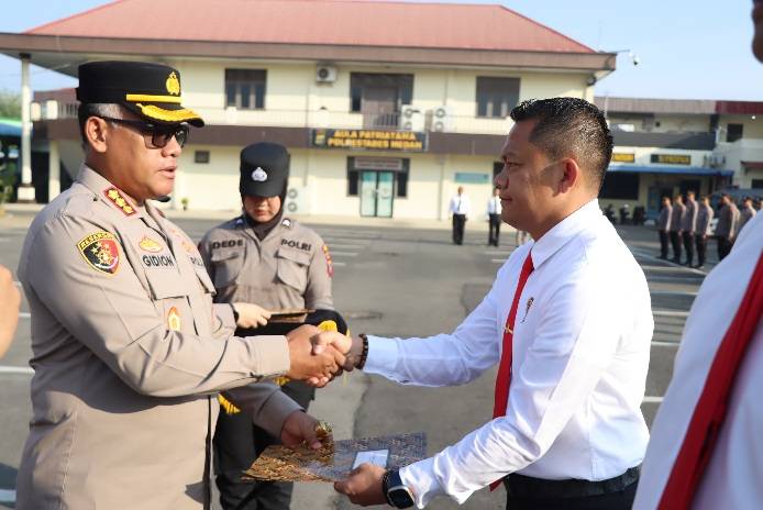 Ungkap Kasus Besar & Jadi Perhatian Publik, 56 Personel Polrestabes Medan Direward