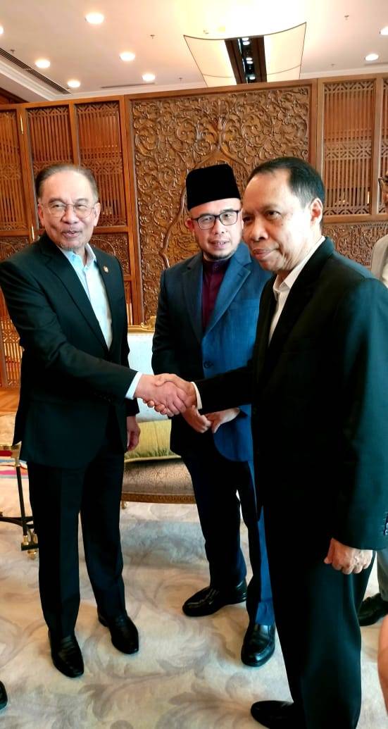 Rektor UMSU Bertemu PM Malaysia Dato Sri Anwar Ibrahim