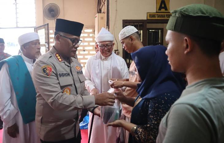 Buya Amirudin MS Sampaikan Tauziah  Ramadhan kepada Para Tahanan