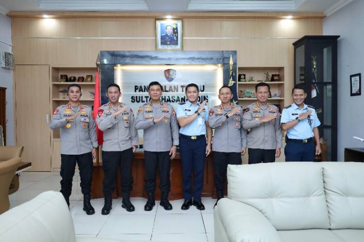 Danlanud Sultan Hasanuddin Terima Kunjungan Irjen Pol Yudhiawan