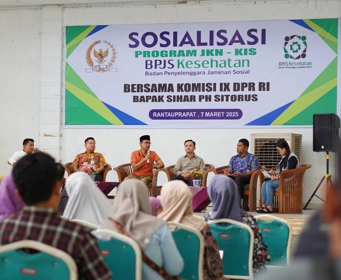 Sihar Sitorus Daftarkan Warga Labuhan Batu Yang Belum Memiliki BPJS Secara Gratis