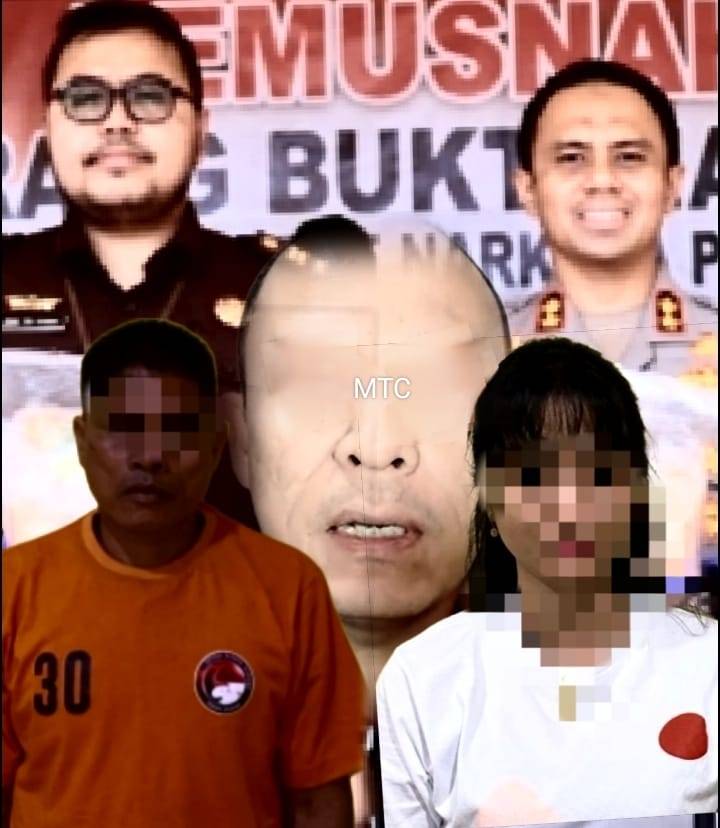 Polres Asahan Musnahkan Sabu