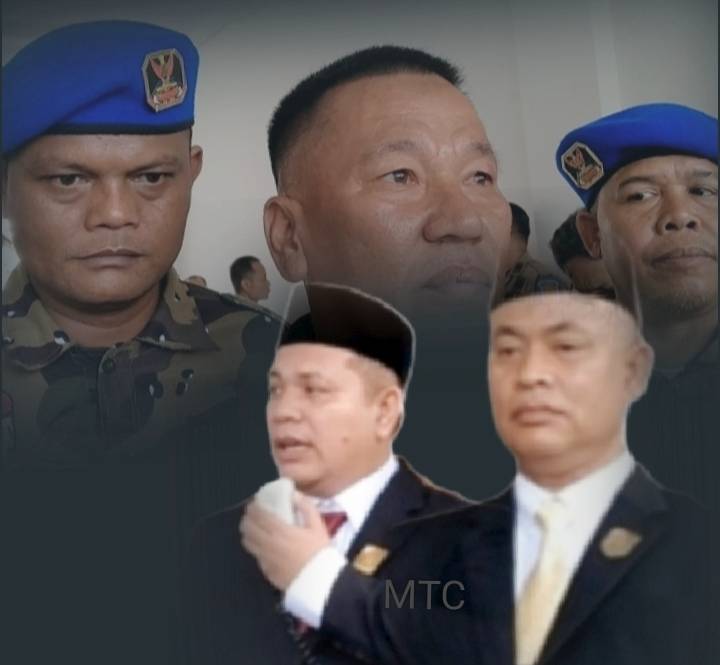 Puluhan Massa GRIB Dan Masyarakat Parkis Geruduk Kantor DPRD Asahan