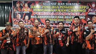 Agus Sanjaya Terpilih Ketua PAC Pemuda Pancasila  Labuhandeli Tahun 2023-2026