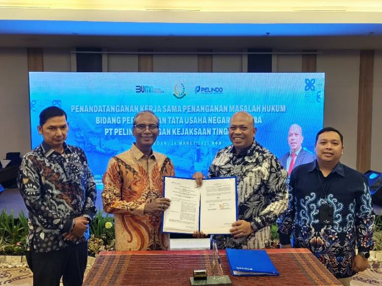 Pelindo dan Kejaksaan Tinggi Aceh Melakukan Kerja Sama Penanganan Masalah Hukum Bidang Perdata dan Tata Usaha Negara