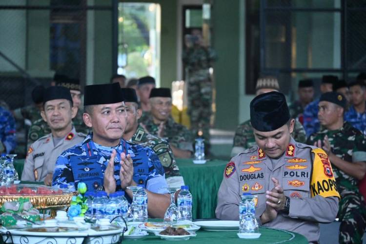 Perkuat Sinergi TNI-Polri dan Forkopimda Kabupaten Maros, Danlanud Sultan Hasanuddin