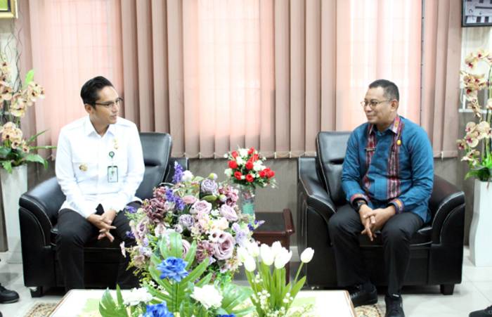 Kajari Belawan Samiaji Zakaria Terima Kunjungan Walikota Medan