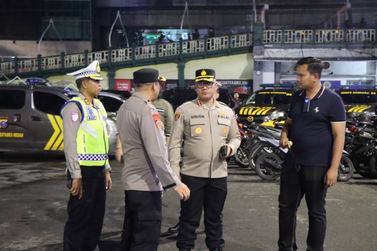 Perintah Tegas Kapolrestabes Medan, Layani dan Berikan Pengamanan Masyarakat sampai Pagi