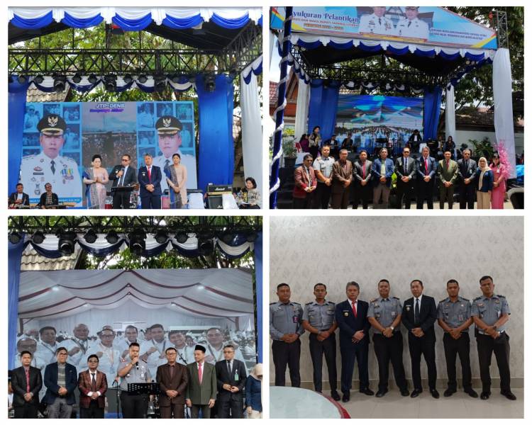 Kepala Rutan Tarutung Beserta Jajaran Hadiri Syukuran Pelantikan Bupati dan Wakil Bupati Tapanuli Utara Periode 2025 - 2030