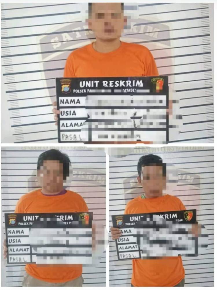 Ditangkap, Begini Tampang Tiga Polisi Gadungan Perampok dan Penganiaya Tamu Hotel di Sibolangit