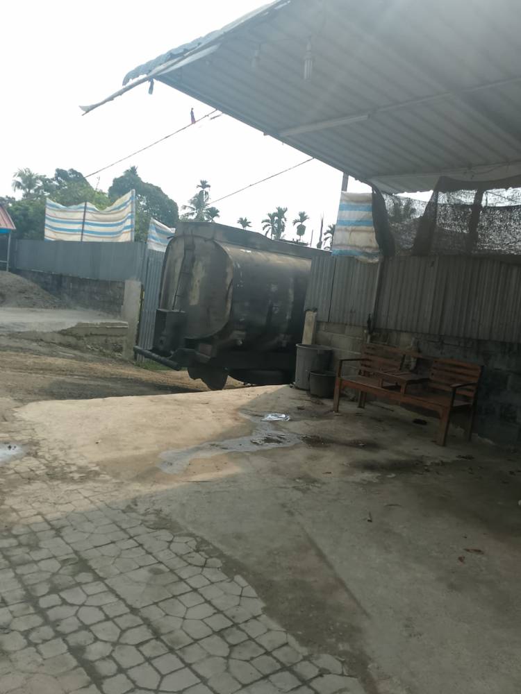 Lapor Pak Kapolres, Ada Gudang Siong CPO Ilegal di Jalan Lintas Desa Cempa Kabupaten Langkat