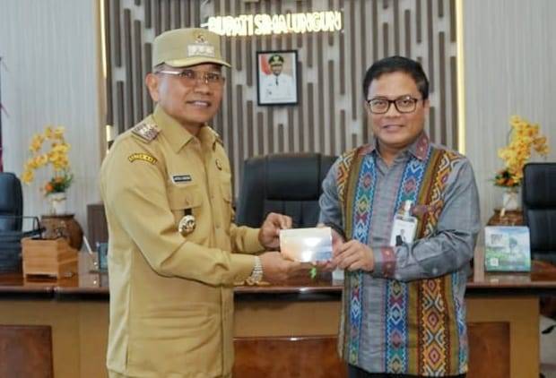 Kunjungan Direksi Bank Sumut, Bahas Program Pembangunan dan Kerjasama Perbankan Dengan Bupati Simalungun