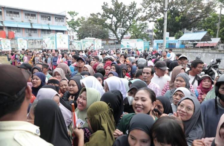PLN UID Sumut Jual 1000 Paket Sembako Cuma Rp50 Ribu/Paket