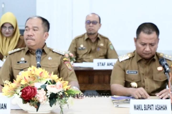 Mengawali Kepemimpinanya Bupati Asahan Gelar Rakorpem