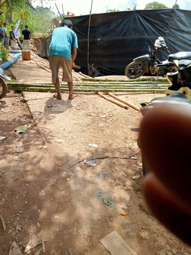 Aktivitas PETI di Desa Lobung Madina,  Polisi Takut???