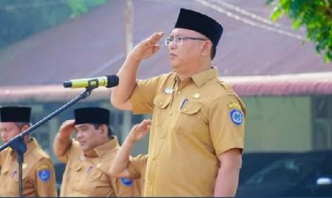 Maya Hasmita Sampaikan Amanat Tertulis Pada Apel Gabungan