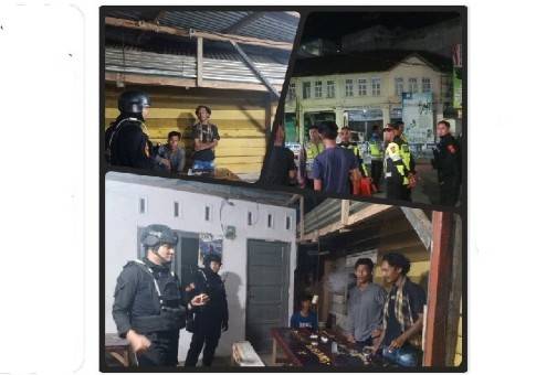 Patroli Kota dan Public Address Sat Samapta Polres Labuhanbatu Selama Bulan Ramadhan