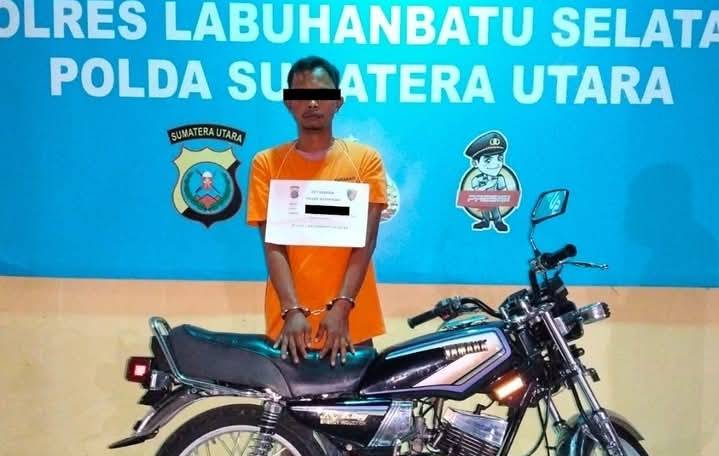 SW Mencuri Sepeda Motor Di Kotapinang, Polisi Menemukan Barang Bukti Di Rantauprapat
