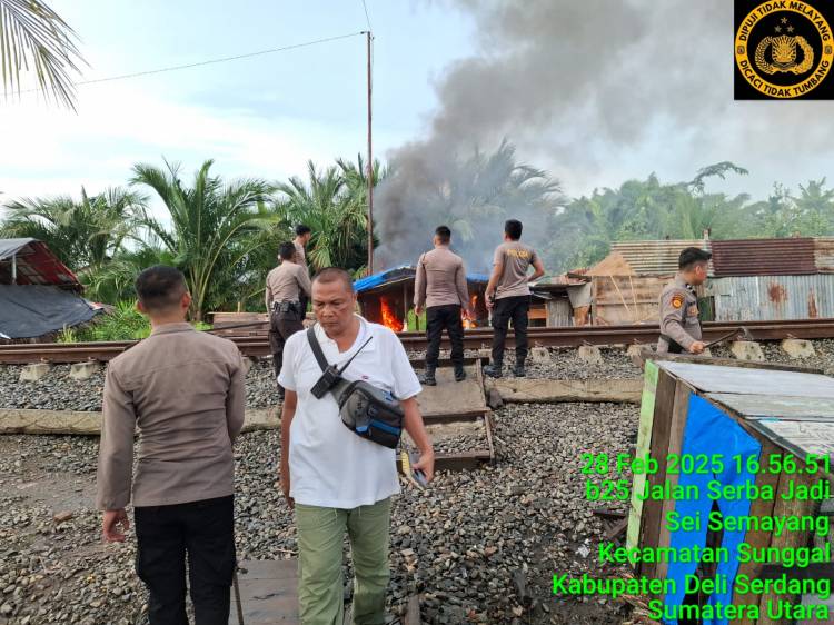 Polsek Sunggal GKN, Bb Sepeda Motor dan Paket Sabu
