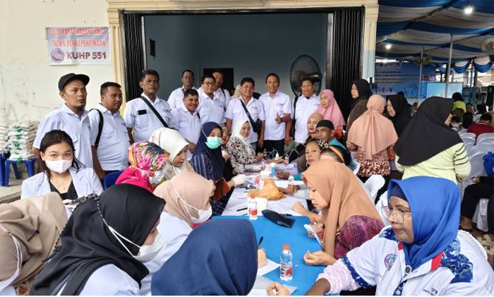 Kolaborasi SMSI Kota Medan, Sopo ATRestorasi Bersatu, dan Dinkes Medan Gelar Pemeriksaan Kesehatan dan Donor Darah Gratis